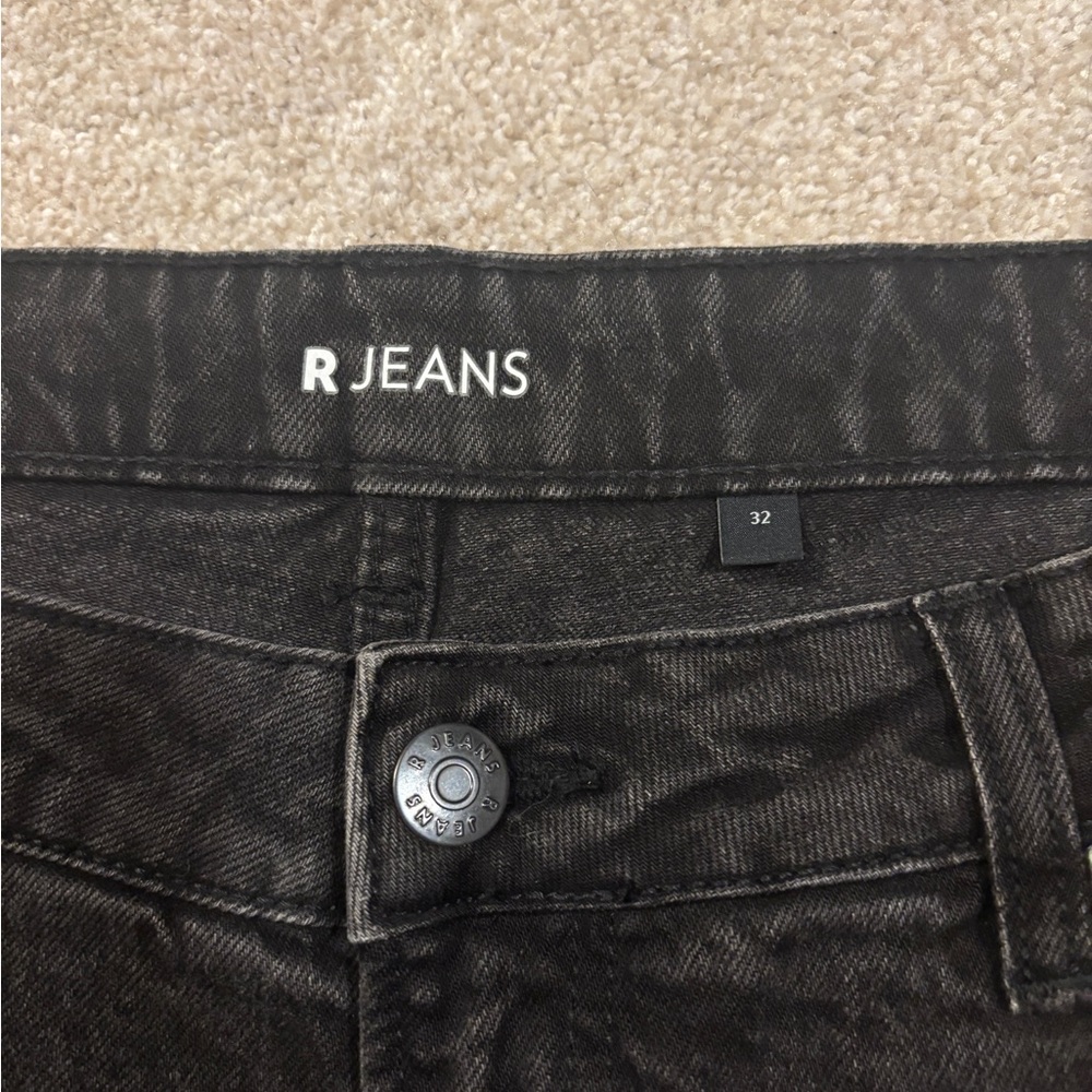 Black, wide leg, R Jeans - Picture 2 of 3